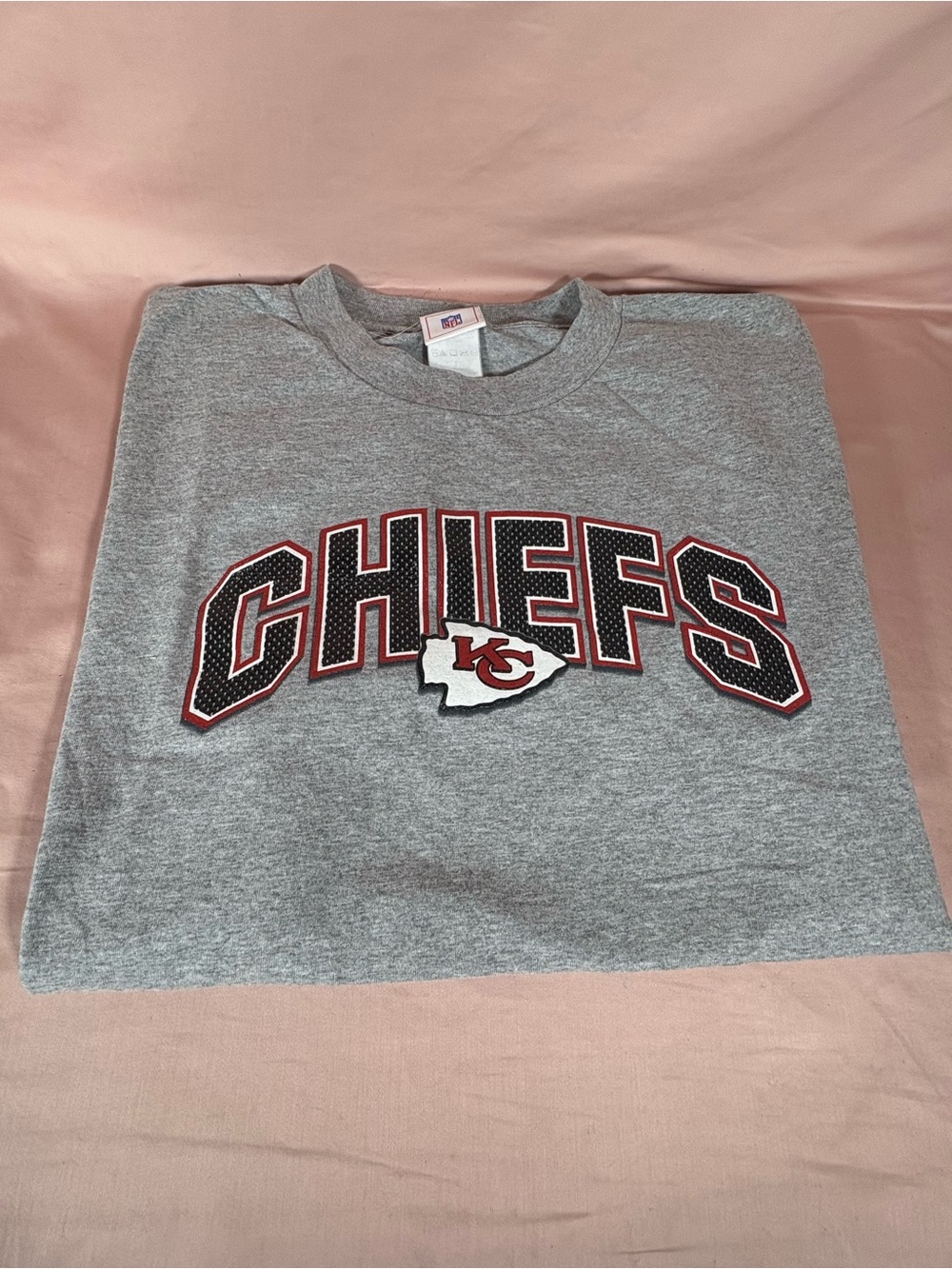 Kansas City Chiefs Vintage Short Sleeve 2X Plus Size T-Shirt
